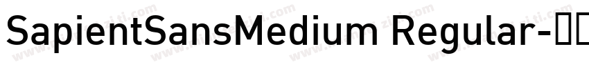 SapientSansMedium Regular字体转换